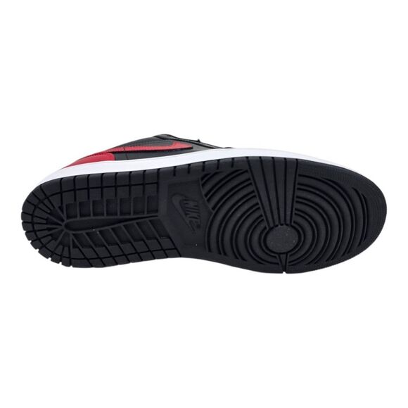 Nike Air Jordan 1 Low Bred Twist Black Red White 553558-067 Size 12 Brand New - Picture 7 of 8